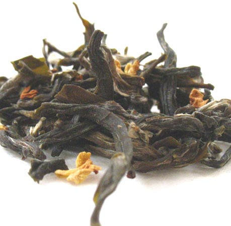 Green tea with Osmanthus flowers
