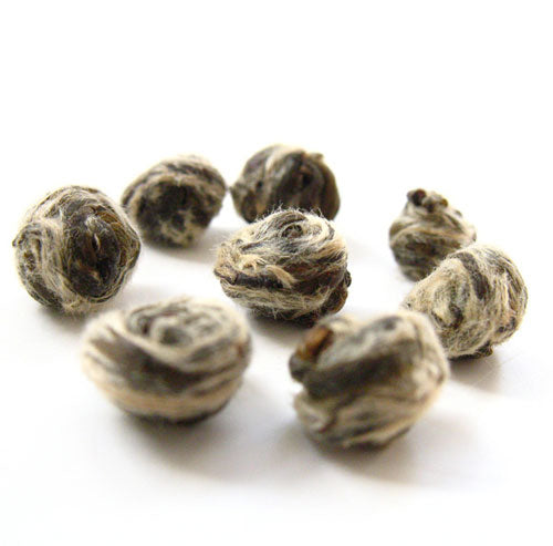 Organic jasmine scented green tea pearls 50g leaf tea - 50 cups