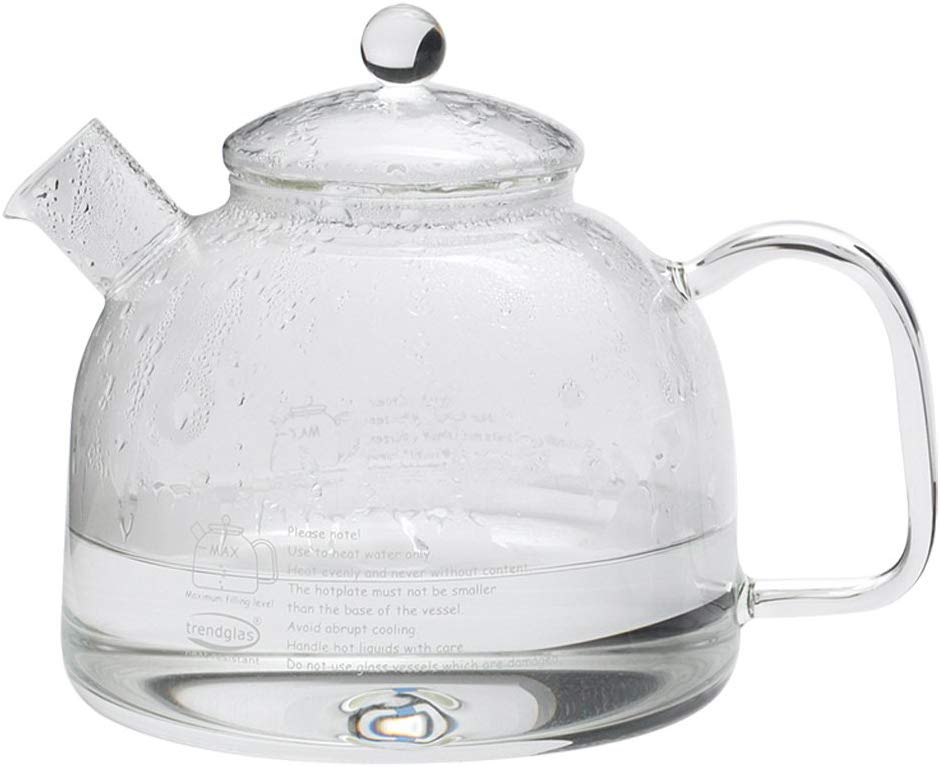 Water Glass kettle for the hob